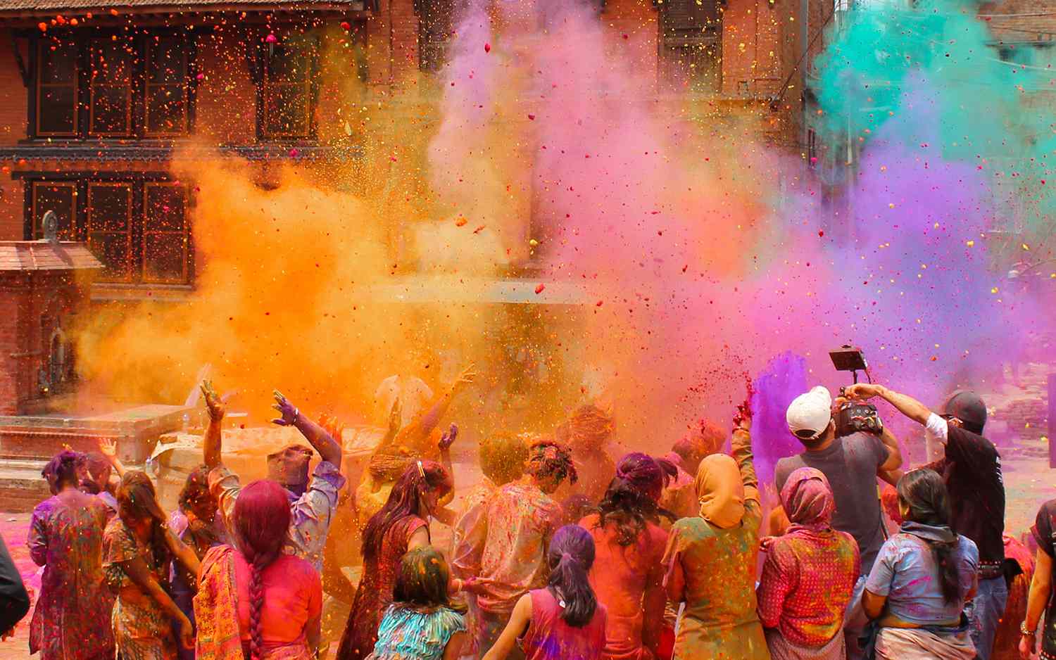 bhaktapur nepal holi HOLI0219 b713df59f115452baa1374efb3e59ff2